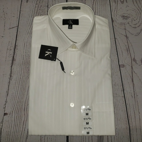 Calvin Klein Other - Calvin Klein white dressy shirt size M